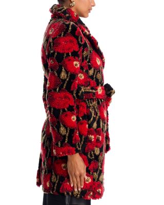 Tristan Sherpa Midi Coat