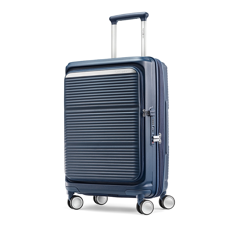 Samsonite Paralux Expandable Spinner Carry On Suitcase In Blue