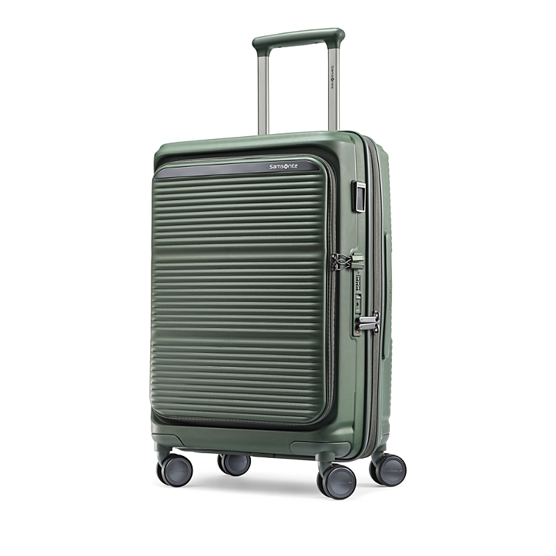 Samsonite Paralux Expandable Spinner Carry On Suitcase In Green