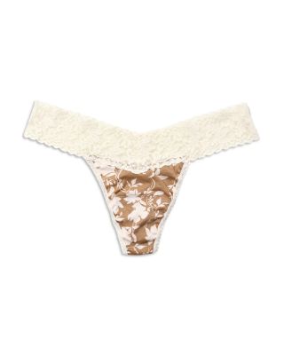 Printed Supima&reg;Cotton Low Rise Thong