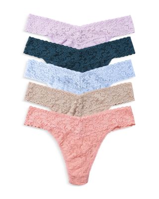 Signature Original-Rise Thongs, Set of 5