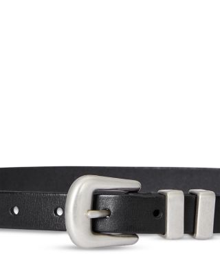 Western Distressed Leather Belt