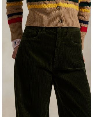 Cotton Corduroy Wide Leg Pant