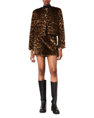 Leopard Faux Fur Jacket 