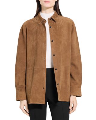 Suede Shirt Jacket