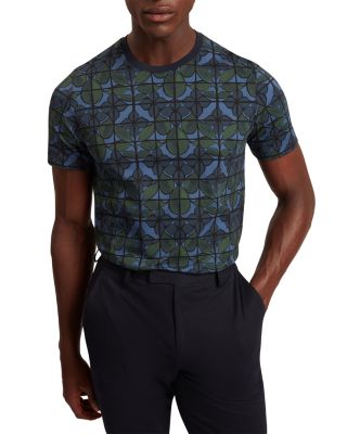 Jaakub Floral Geo Cotton Tee