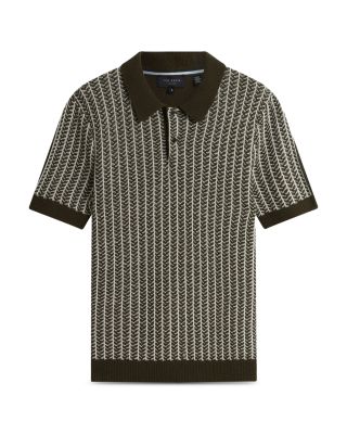 Kolomer Herringbone Texture Polo
