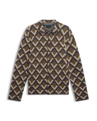 Dicapri Geo Jacquard Knitted Jacket