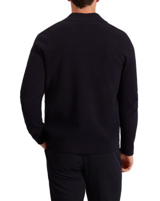 Fenrys Waffle Stitch Zip Sweater Jacket