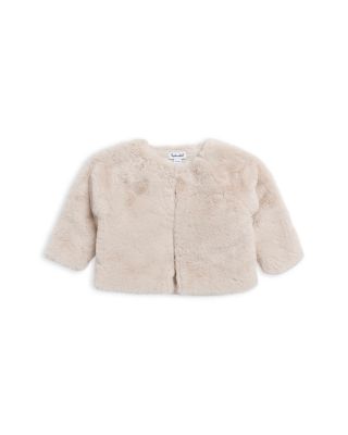 Girls' Faux Fur Fuzzy Jacket - Baby