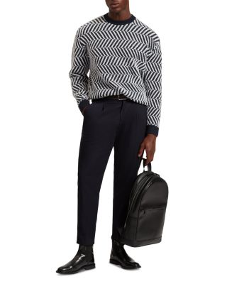 SERGEJ Chevron Graphic Jumper