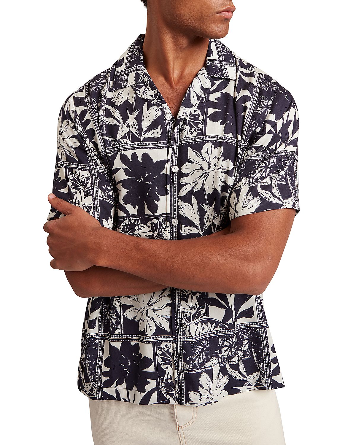 Ted Baker Radomie Printed Camp Shirt