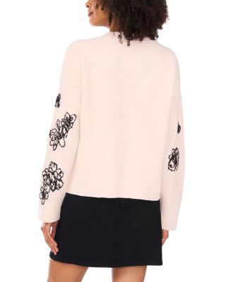 Embroidered Crewneck Sweater