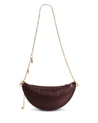 Icons Mini Leather Halfmoon Bag