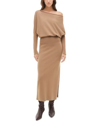 Janese Off The Shoulder Midi Dress