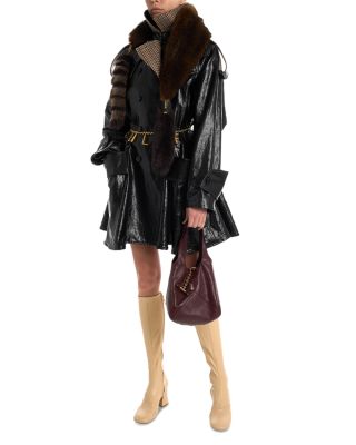 Balloon Small Leather Hobo Bag