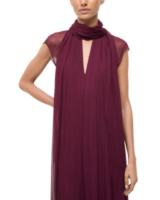 Camilla Tie Neck Maxi Dress