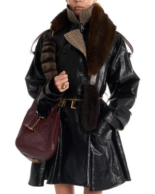 Balloon Small Leather Hobo Bag