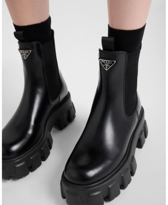  Women's Monolith Brushed Leather Chelsea Boots