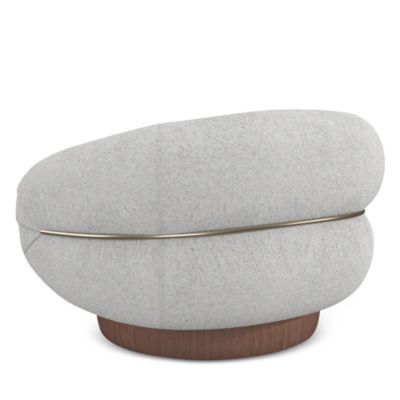 Smoosh Fabric Swivel Chair