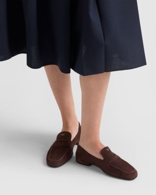  Women's Shuffle Antiqued Suede Loafers