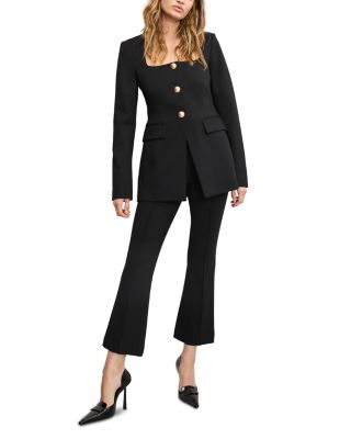 Soft Stretch Ponte Sculpted Blazer