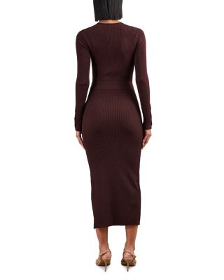 Rib Knit Midi Dress