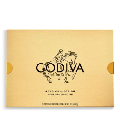 Chocolatier Assorted Chocolate Gold Gift Box, 30 Piece
