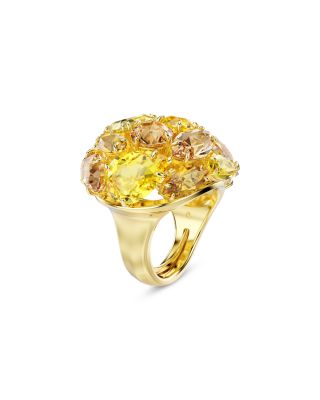 Gema Mixed Cut Crystal Cocktail Ring