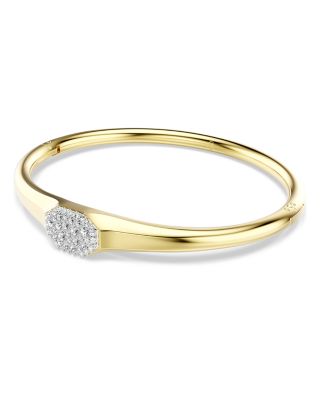 Dextera Pav&eacute; Crystal Cluster Bangle Bracelet