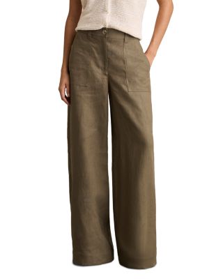 Petites Ashby Linen Pants