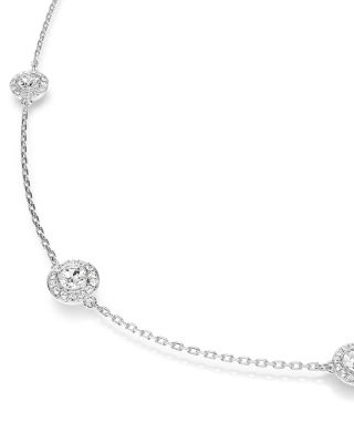 Una Crystal Angelic Station Long Statement Necklace, 31.5-35.375"