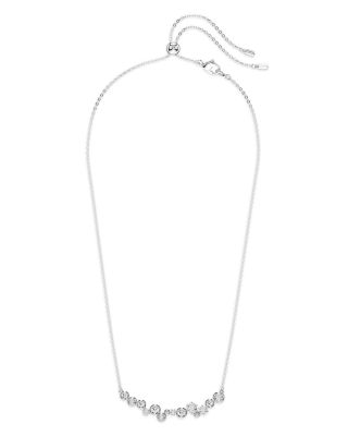 Constella Crystal Collar Necklace, 14.87"-18.87"