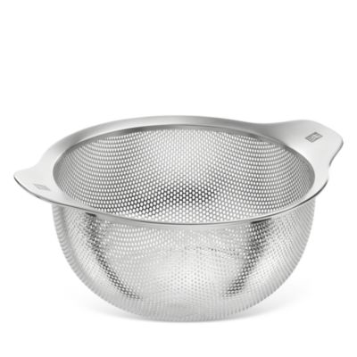 6 Piece Stainless Steel Nesting Bowls and Table Strainers Set