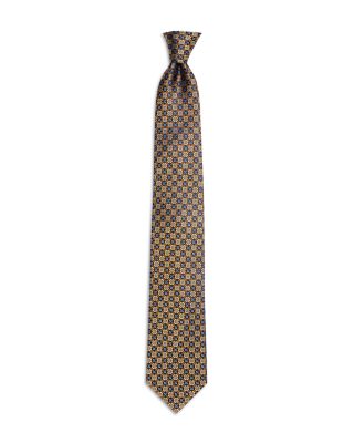 Medallion Print Silk Neck Tie - Exclusive