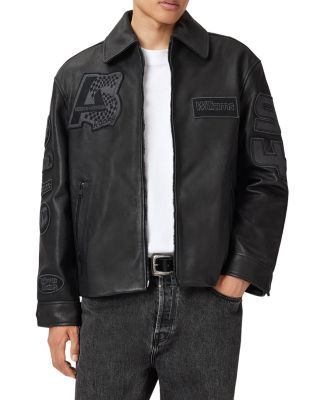 Garrison Patch Leather Jacket 