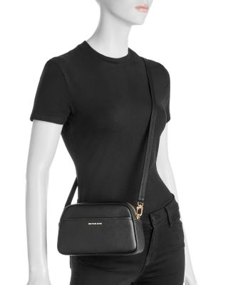 Jet Set Camera Leather Crossbody Bag