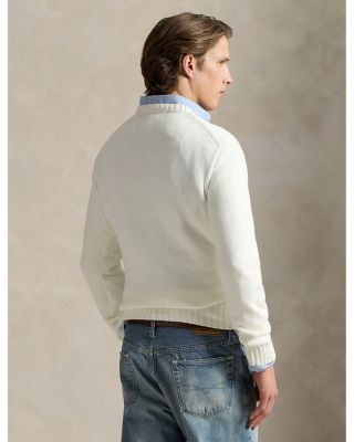 Cotton American Flag Regular Fit Crewneck Sweater