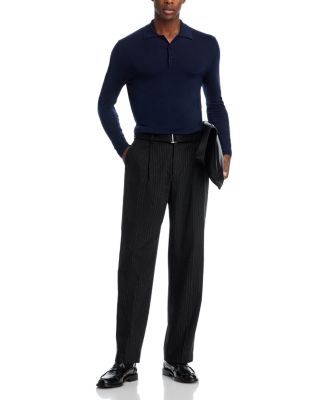 Merino Knit Polo Sweater