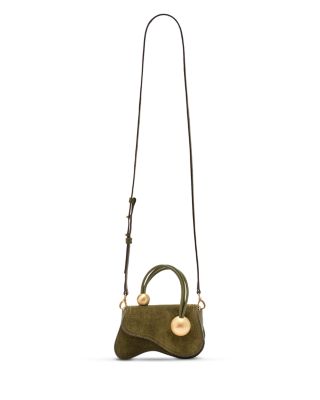 Kazia Nano Mini Suede Crossbody Bag  
