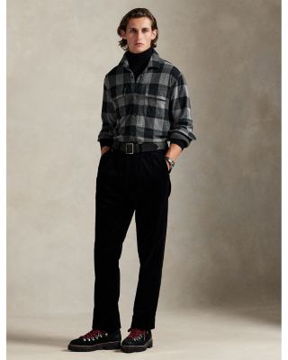 Plaid Knit Flannel Overshirt