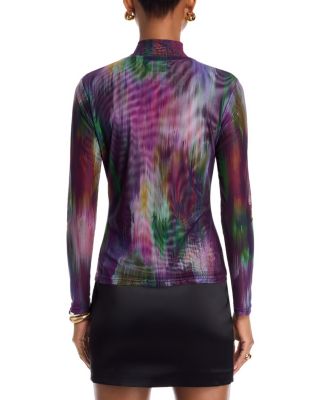 Turtleneck Mesh Top - Exclusive