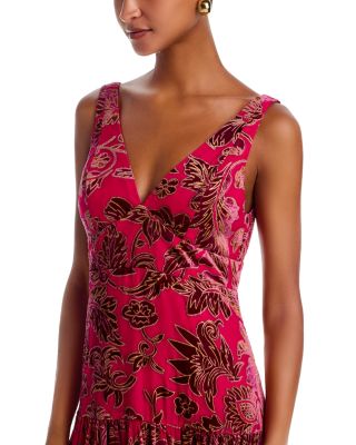 Velvet Burnout Guest of Maxi Dress - Exclusive