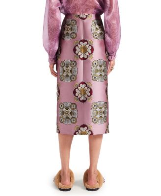 La Doublej Pencil Skirt Nucleus Dusty Pink