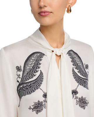 Cynthia Tie Neck Blouse