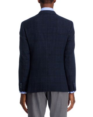 Tonal Textured Plaid Sport Coat