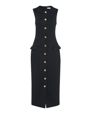 Rosetta Getty - Button Front Sheath Dress