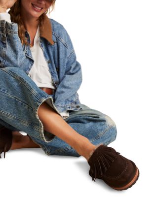 Women's Fallon Fringe Mule Flats