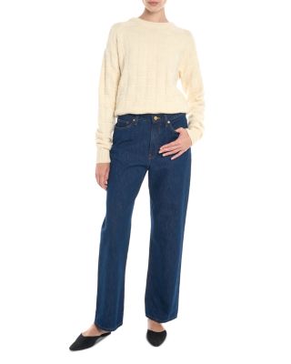 Sade High Rise Straight Jeans in Indigo