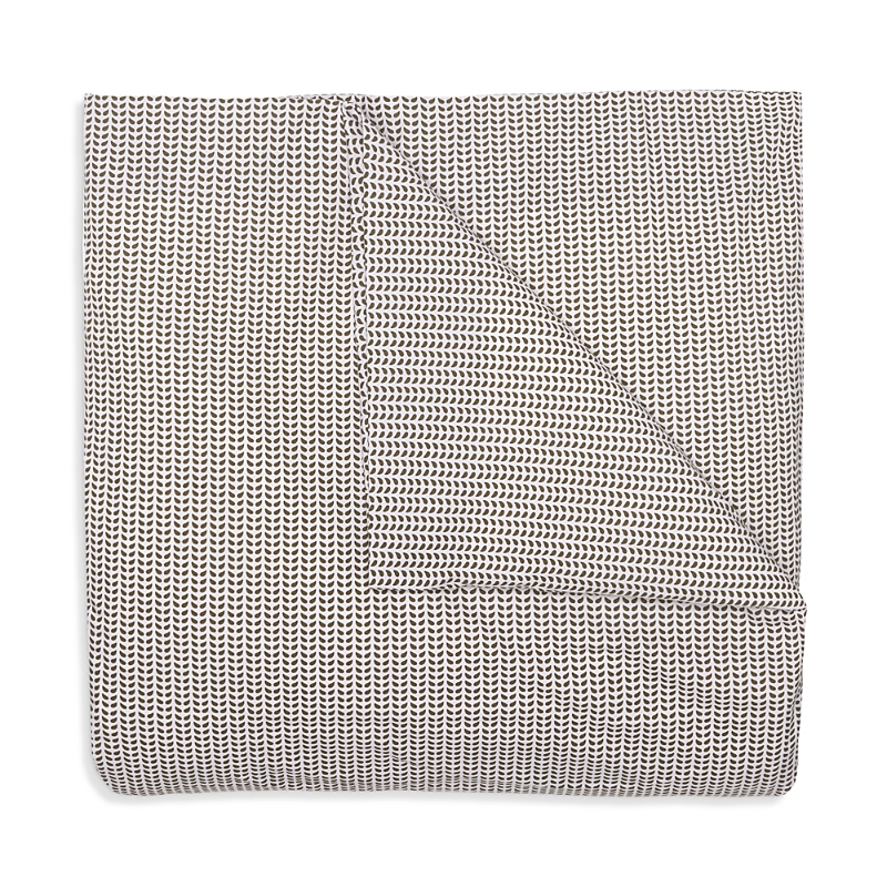 John Robshaw Cinde Print Cotton Duvet Cover, Queen In Coffee